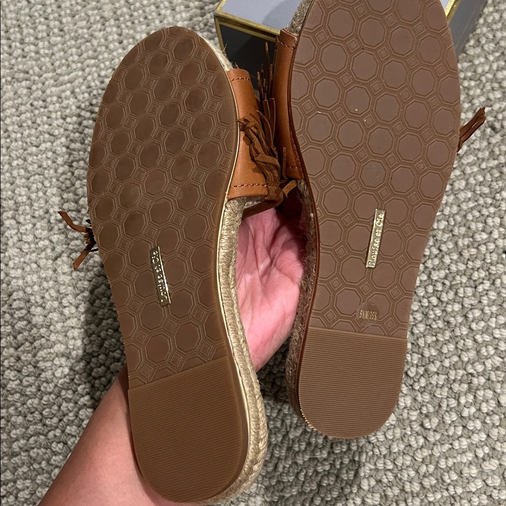 Louise et Cie Brown Fringe Women's Sandals size 5.5 - Picture 6 of 8
